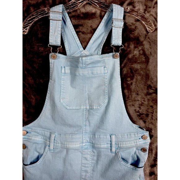 Art Class Women’s Denim Overalls 2X Large Size 18 Stretch Pastal Blue - Picture 3 of 16